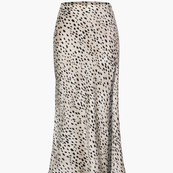 MICAS Dresses & Skirts - SOLD - MICAS Leopard Print Slit Midi Skirt